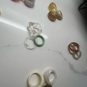 Assorted Resin Rings